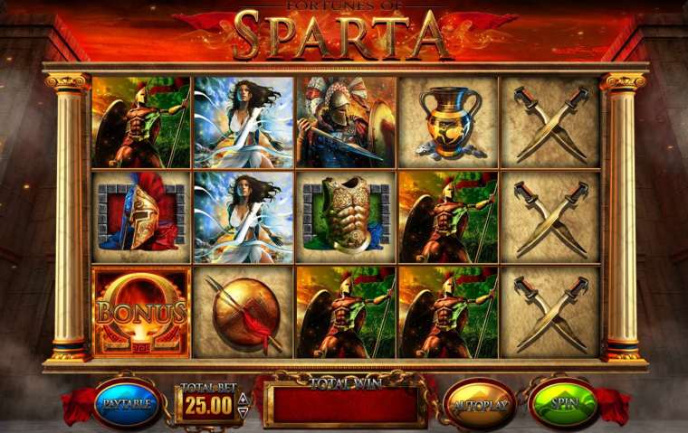 Play Fortunes of Sparta pokie NZ