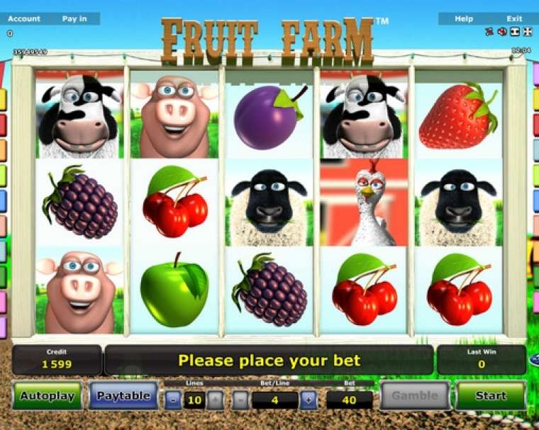 Play Fruit Farm pokie NZ