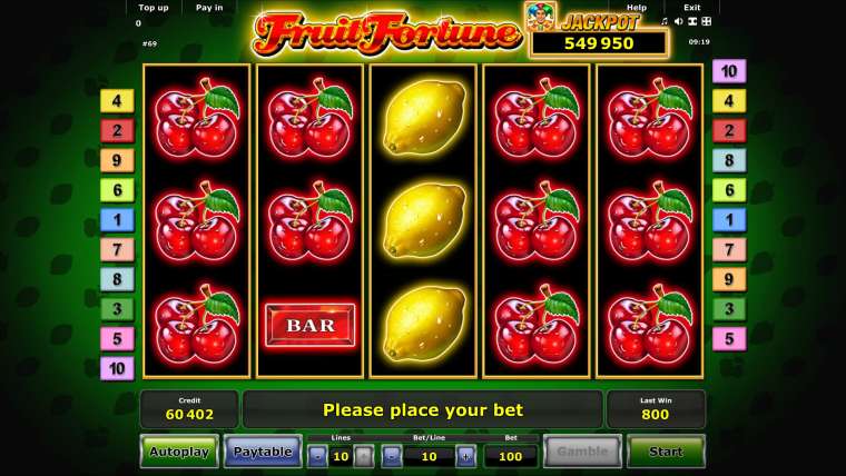 Play Fruit Fortune pokie NZ