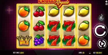 Fruits Royale: Interface