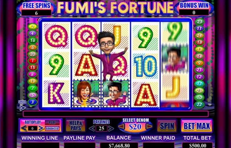 Play Fumi’s Fortune pokie NZ