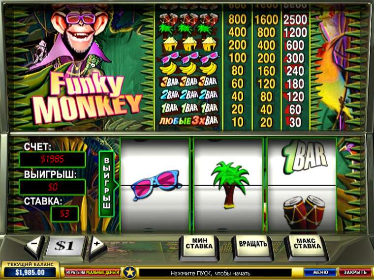 Play Funky Monkey pokie NZ