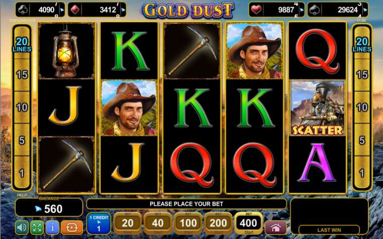 Play Gold Dust pokie NZ