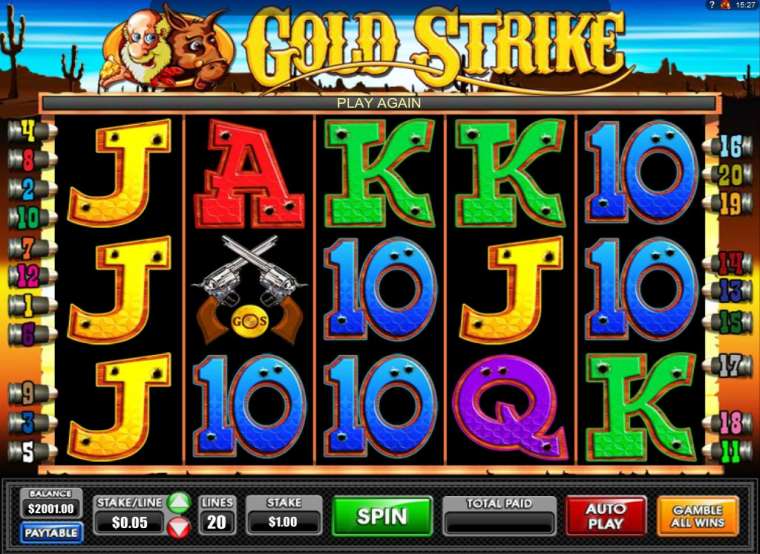 Play Gold Strike pokie NZ