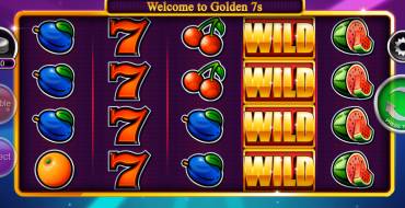 Golden 7s: Slot machine