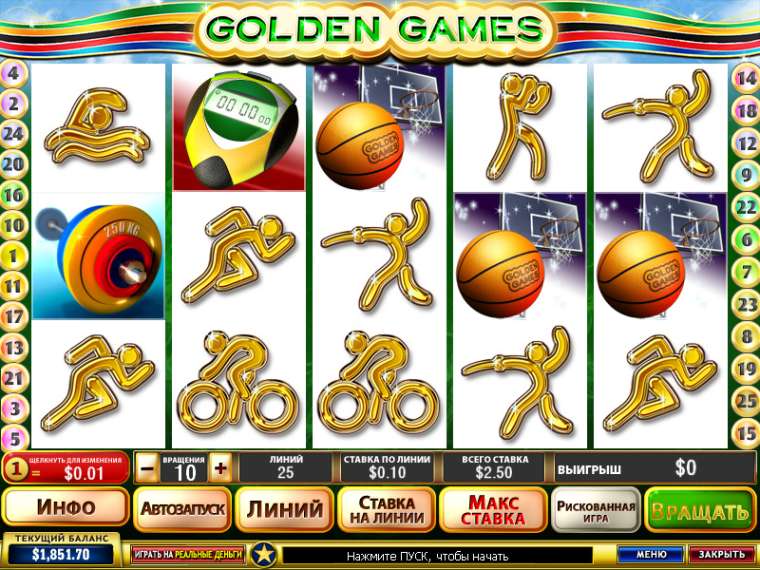Play Golden Games pokie NZ