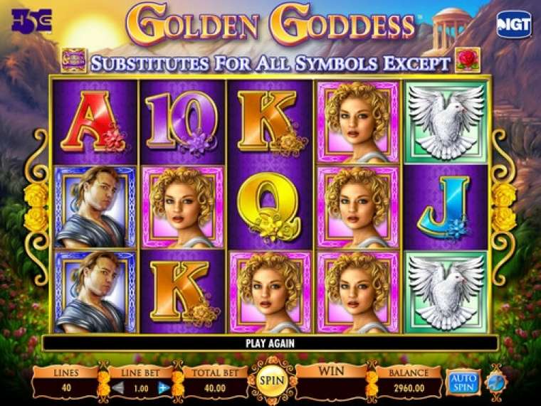 Play Golden Goddess pokie NZ