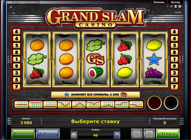 Play Grand Slam Casino pokie NZ