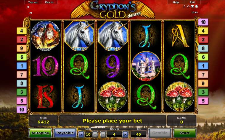 Play Gryphon’s Gold Deluxe pokie NZ