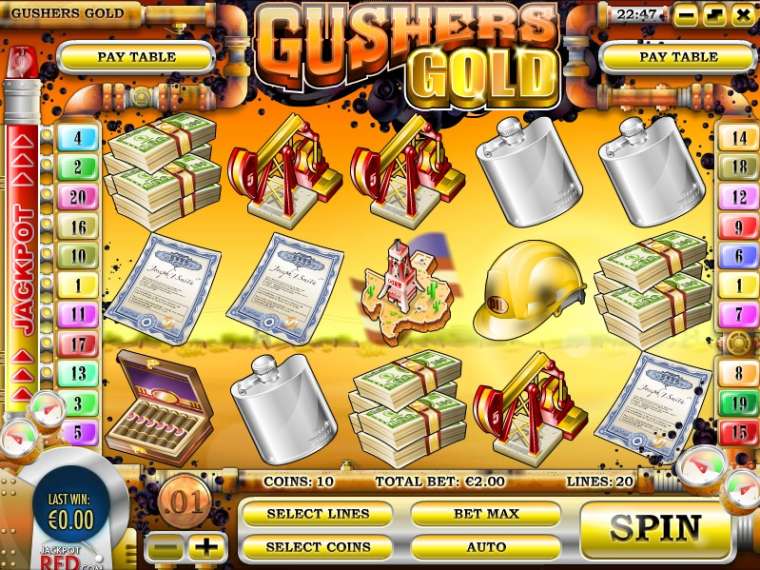 Play Gusher’s Gold pokie NZ