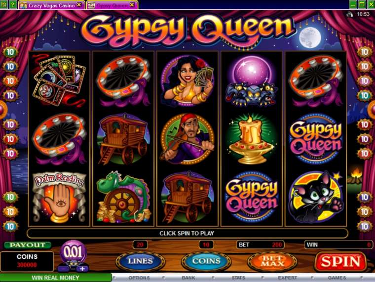 Play Gypsy Queen pokie NZ