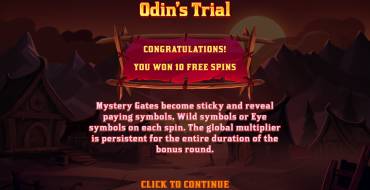 Halls of Odin: Free spins