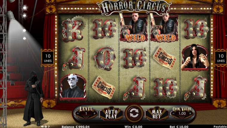 Play Horror Circus pokie NZ