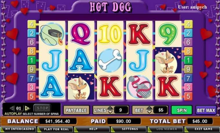 Play Hot Dog pokie NZ