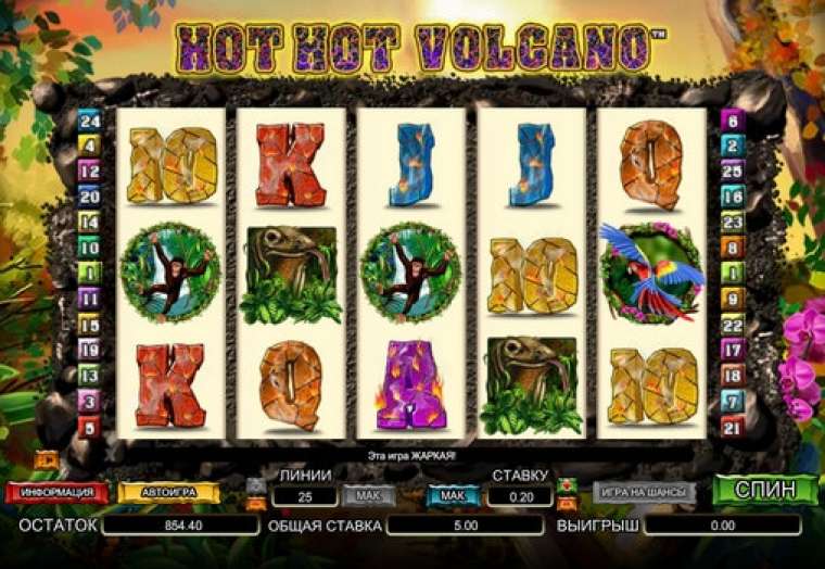 Play Hot Hot Volcano pokie NZ