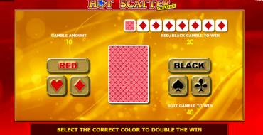 Hot Scatter Deluxe: Risk game