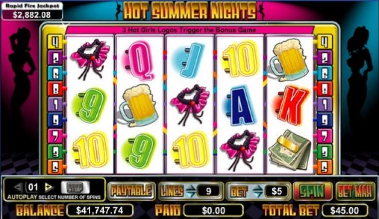 Play Hot Summer Nights pokie NZ