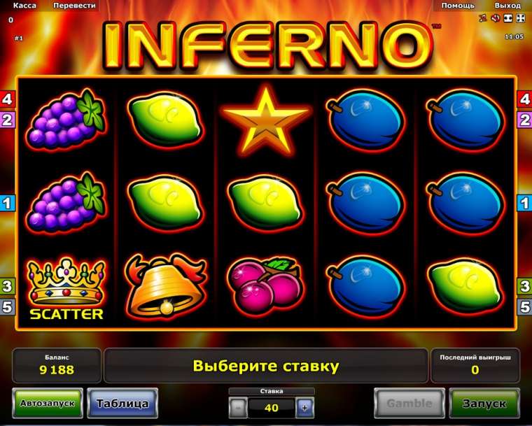 Play Inferno pokie NZ