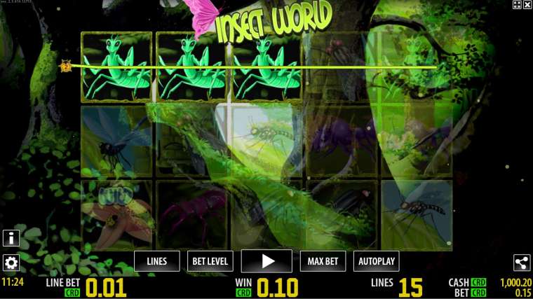 Play Insect World pokie NZ