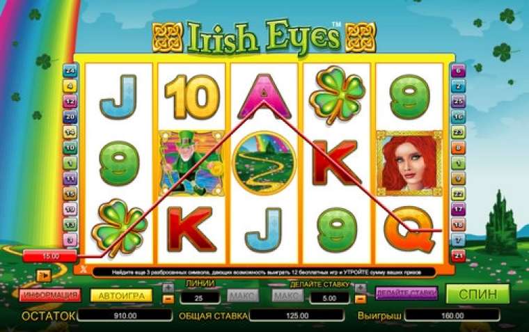 Play Irish Eyes pokie NZ