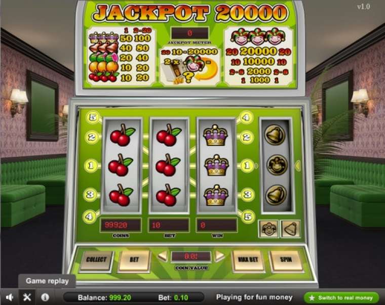 Play Jackpot 20 000 pokie NZ