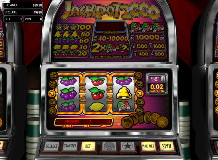 Play Jackpot 2000 pokie NZ
