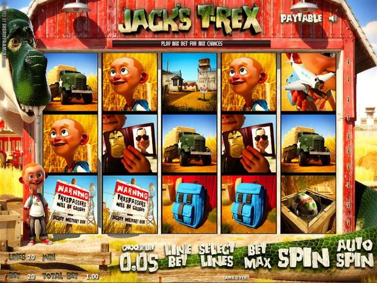 Play Jack’s T-Rex pokie NZ