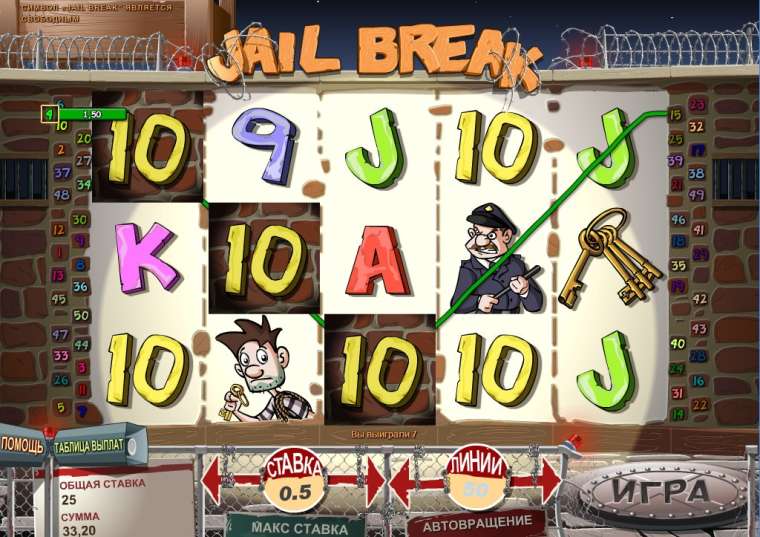 Play Jail Break pokie NZ