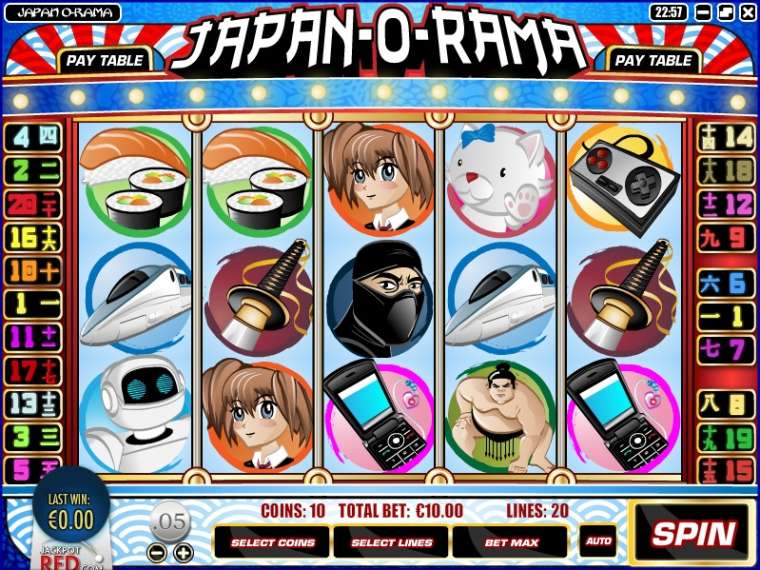 Play Japan-O-Rama pokie NZ