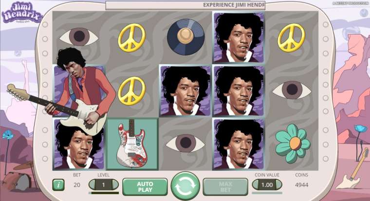 Play Jimi Hendrix pokie NZ