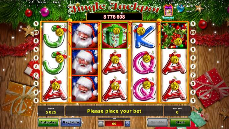 Play Jingle Jackpot pokie NZ