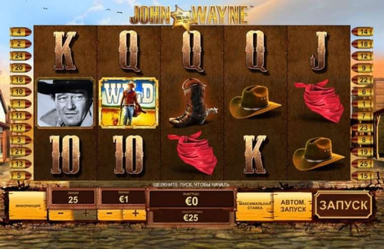 Play John Wayne pokie NZ