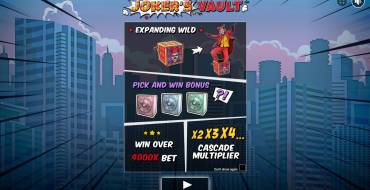 Joker’s Vault: Unique features