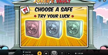 Joker’s Vault: Bonus games
