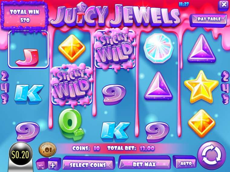 Play Juicy Jewels pokie NZ
