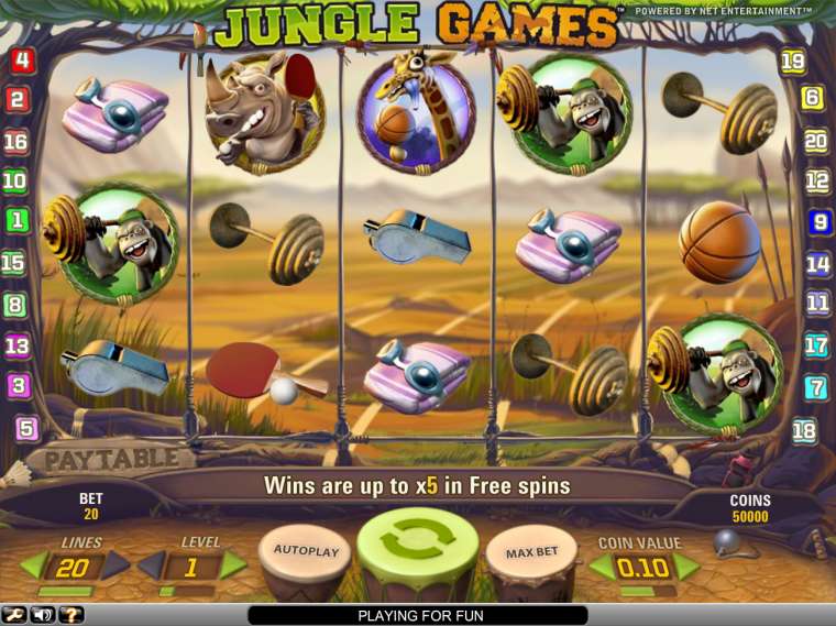 Play Jungle Games pokie NZ