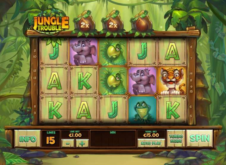 Play Jungle Trouble pokie NZ