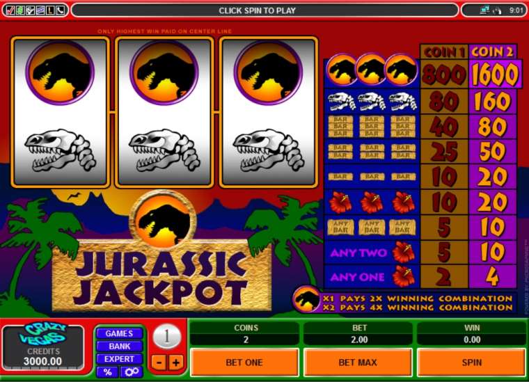 Play Jurassic Jackpot pokie NZ