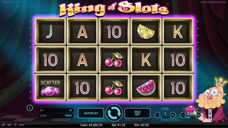 Play King of Slots pokie NZ