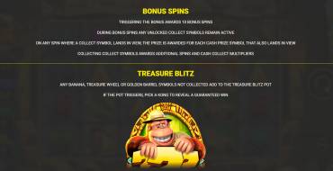 Kong 3 Even Bigger Bonus: Free spins and/or respins