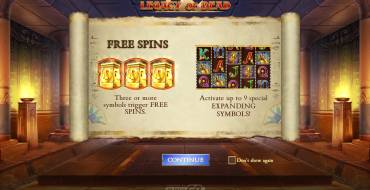 Legacy of Dead: Legacy of Dead Play'n GO slot machine