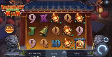 Legendary Battle of the Nian: Slot machine