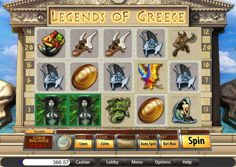Play Legends of Greece pokie NZ