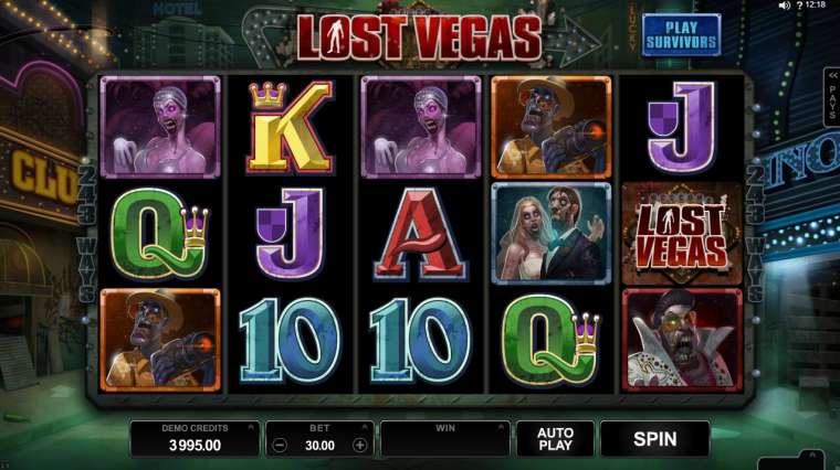 Play Lost Vegas pokie NZ