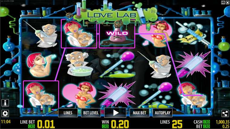 Play Love Lab pokie NZ