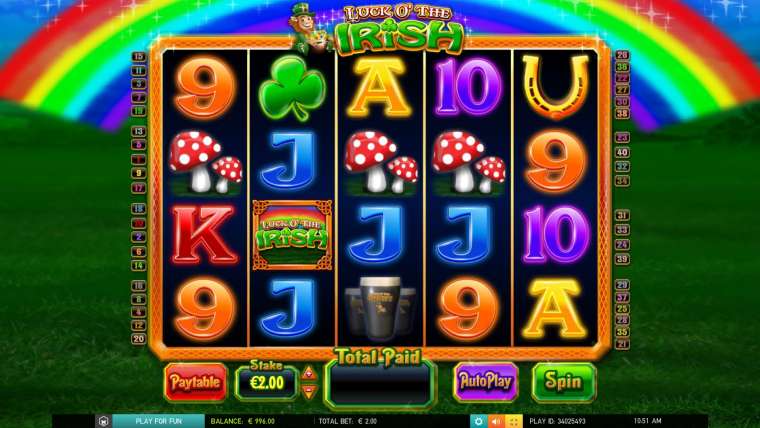 Play Luck O’ the Irish  pokie NZ