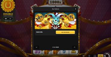 Lucky 1000 Hold & Win: Unique features