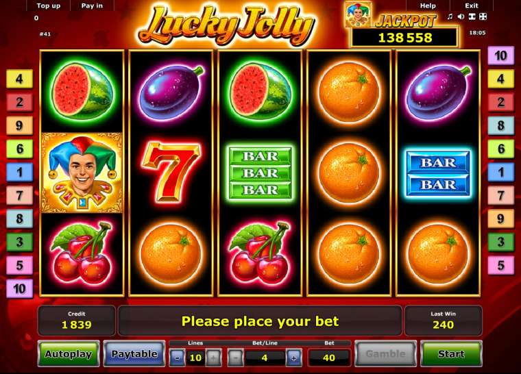 Play Lucky Jolly pokie NZ