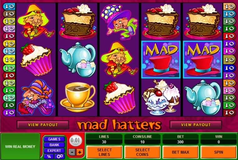 Play Mad Hatters pokie NZ