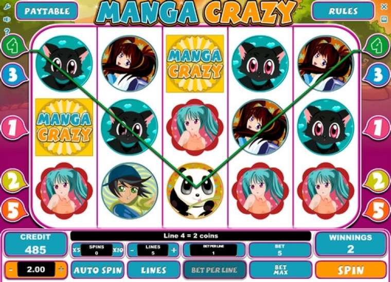 Play Manga Crazy pokie NZ
